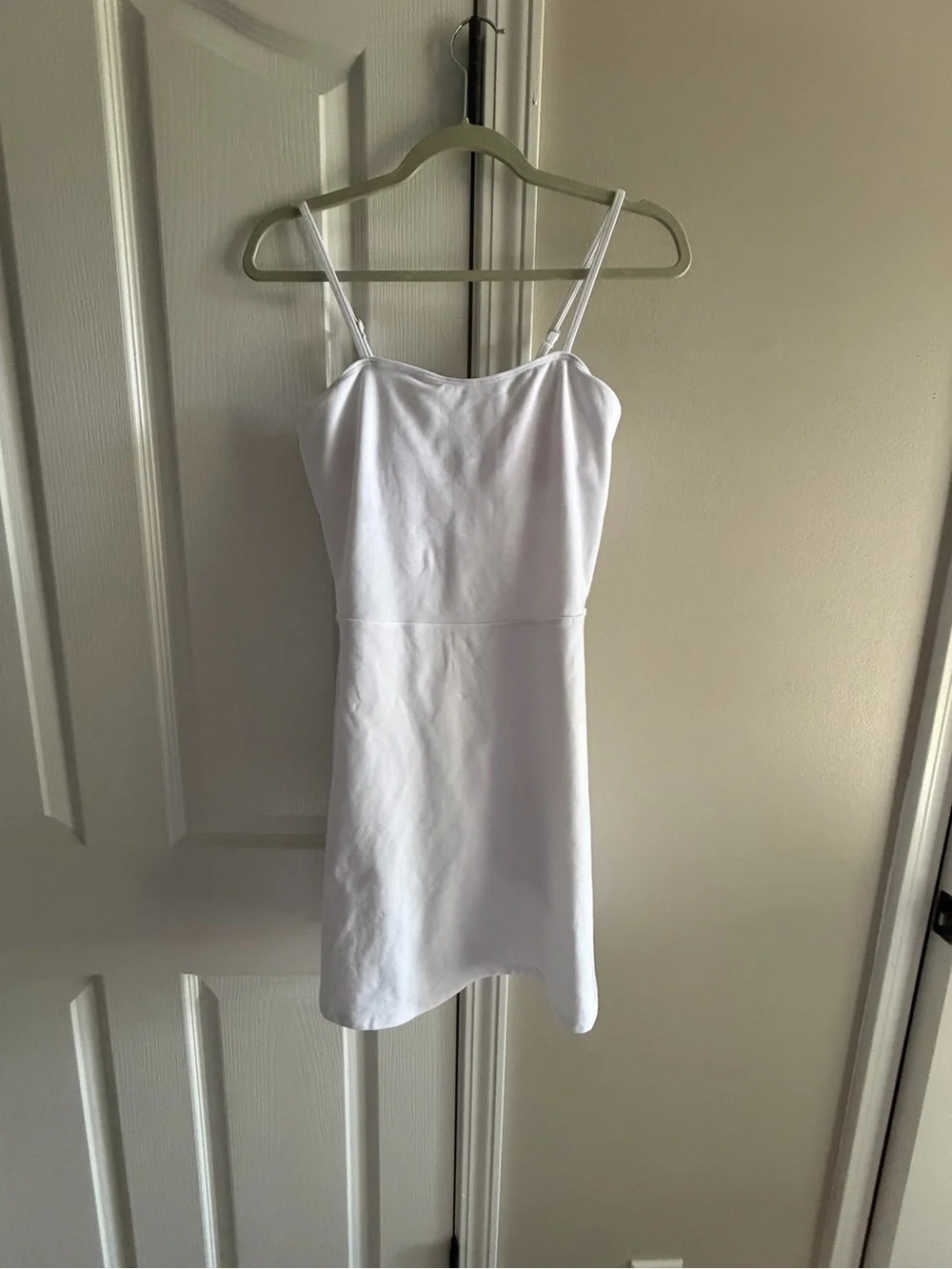 ALO Yoga White Mini Slip Dress